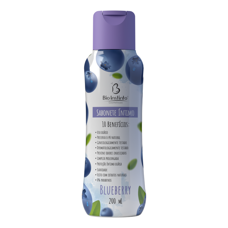 Sabonete Íntimo BlueBerry 10 Benefícios 200ml Bio Instinto