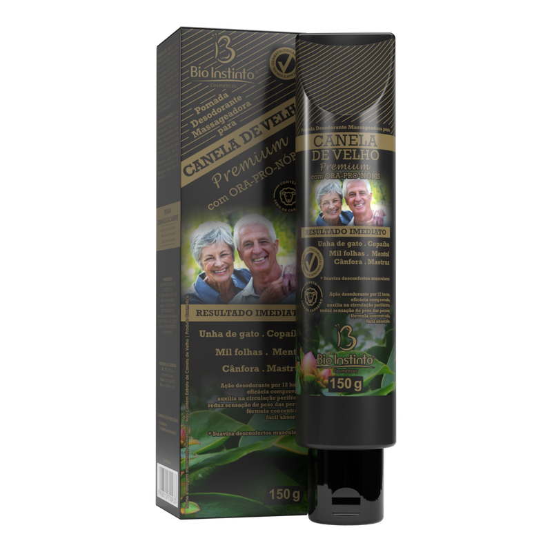 Pomada Massageadora Canela De Velho C/ Ora-pro-nóbis 150g