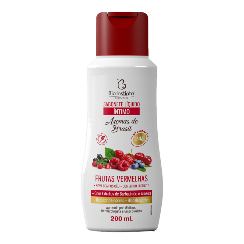 Sabonete Íntimo Frutas Vermelhas 200ml Bio Instinto