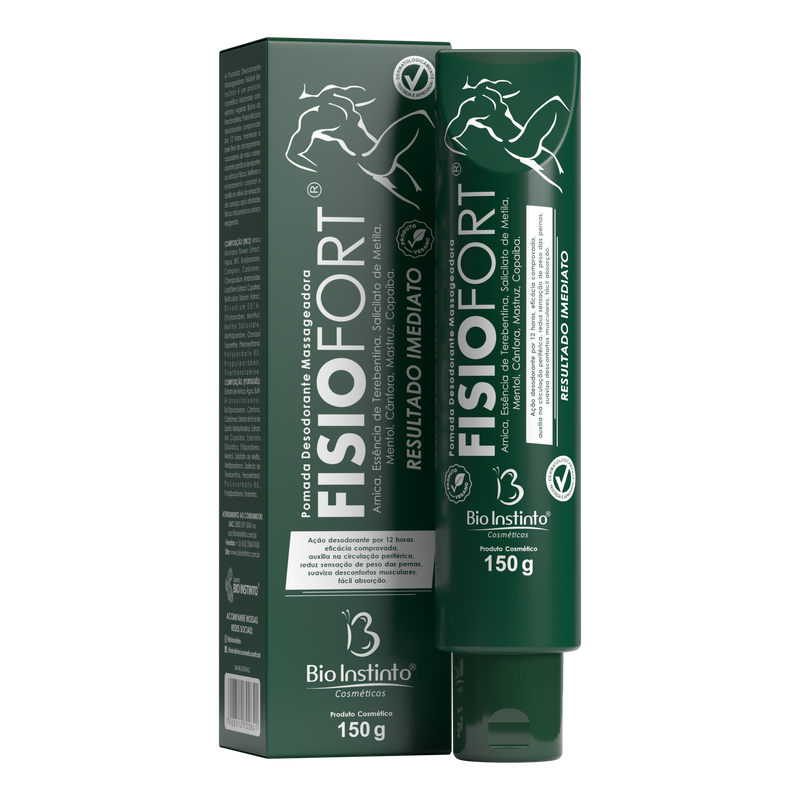 Fisiofort Pomada Massageadora 150g Bio Instinto