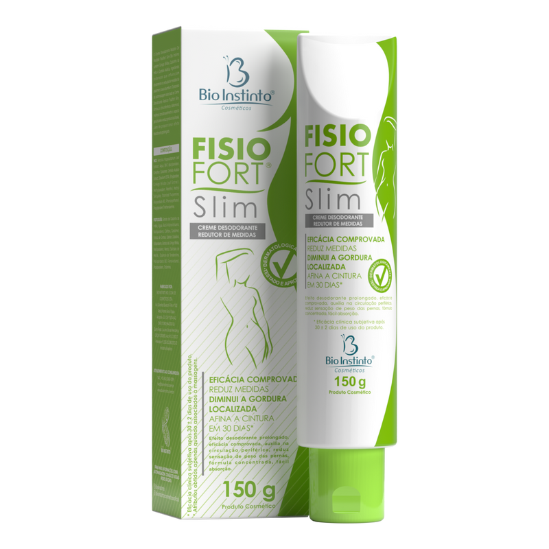 Creme Redutor de Medidas Fisiofort Slim 150g Bio Instinto
