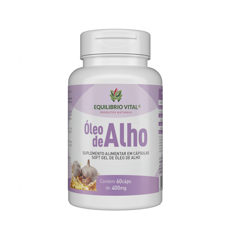 Óleo de Alho 400mg 60 cápsulas Equilíbrio